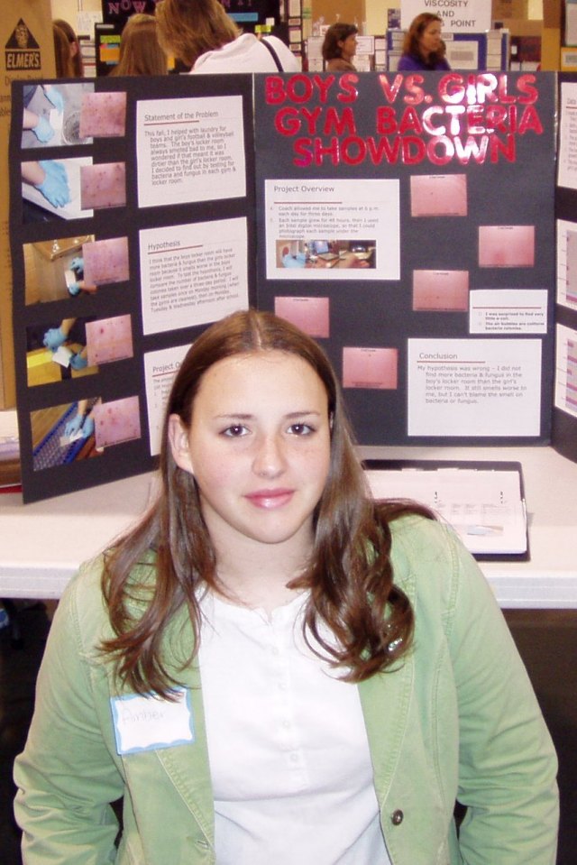 Amber's winnings at regional science fairs helped her get into an elite magnet school, too, and ultimately earned cash for college, where she's now a senior. 